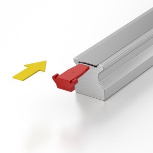 Pezzo di chiusura per nastro di protezione (EST)